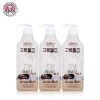 ราคา แพ็ค 3 ขวด MADE IN NATURE GOAT MILK CREAM BATH เมด อิน เนเจอร์ ครีมอาบน้ำนมแพะ 450 ml (7886828423)