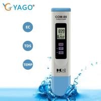 ราคา RCYAGO TDS EC มิเตอร์วัดอุณหภูมิเครื่องทดสอบการนำไฟฟ้าตรวจวัดของแข็งใน Total Dissolved COM 80สำหรับน้ำดื่มสัตว์น้ำระบบไฮโดรโปนิกส์ (17696965178)