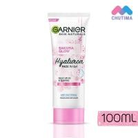 ราคา โฟมล้างหน้า การ์นิเย่ Garnier Bright Complete Pure Active Sakura Glow Face Wash Scrub 90 ml 100 ml (17576279940)