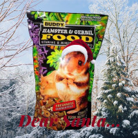 ราคา อาหารหนูบัดดี้ ถุงใหญ่ BUDDY HAMSTER GERBIL บัดดี้ อาหารแฮมเตอร์ อาหารหนูเจอร์บิล 1 25 ปอนด์ (9959224469)