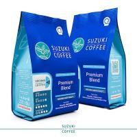 ราคา แพ็คคู่ SUZUKI COFFEE คั่วเข้ม Premium Blend กาแฟคั่วบด (12557692356)