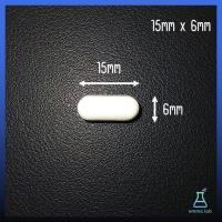 ราคา แท่งแม่เหล็กกวนสาร Teflon Magnetic Stirring Bar แท่งแม่เหล็กกวนสาร เคลือบเทปลอน ยาว 15mm 30mm และ 50mm (12883259093)