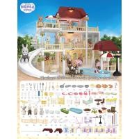 ราคา Koala Diary กล่องบรรจุบุบ Koala Town Doll House Villa Series บ้านตุ๊กตา บ้านกระต่าย ซิลวาเนียน ของเล่นเด็กผู้หญิง (17789841829)