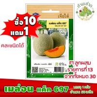 ราคา ซื้อ10แถม1 เมล็ดพันธุ์ เมล่อน แค็ท 697 Melon cat 697 ประมาณ 50เมล็ด เจียไต๋ เมล็ดพันธุ์พืช เมล็ดพันธุ์ผัก เมล็ดผัก เม็ดผัก ผักสวนครัว พืชผัก (2802510100)