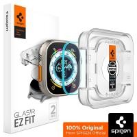 ราคา SPIGEN 2Pack Screen Protector for Apple Watch Ultra EZ Fit Less Time Guaranteed Alignment Screen Protector for Apple Watch Ultra 49mm Apple Watch Ultra 49mm Tempered Glass (19142024201)