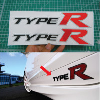 ราคา สติ๊กเกอร์ติดรถ Civic TYPE R สะท้อนแสง 1 คู่ ติดรถ civic FD FC FK FL l Logo TYPE R Sticker (16983794526)