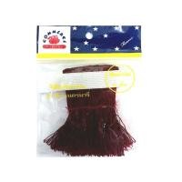 ราคา พู่ลูกเสือ 2 ชั้น แบบยางยืดสวมรัดขา สีแดงสด และสีเลือดหมู (14490187626)