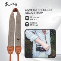 ราคา S Wayกล้องเอนกประสงค์สายรัดกล้องคอบ่าไหล่สายแนววินเทจเข็มขัด100 กล้องฝ้ายสำหรับโซนี่นิกอนแคนอนOlympusกล้องDSLRแบบพกพา (7096170550)