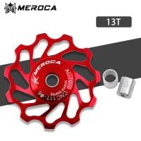 ราคา MEROCA ลูกรอกจักรยานเซรามิก11T 13T ตีนผีจักรยานเสือหมอบ7075อลูมิเนียมอัลลอยด์แบริ่งเซรามิกรอกจักรยานเสือภูเขาสำหรับ7 8 9 10 11สปีด (12613377851)
