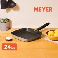 ราคา MEYER Bauhaus กระทะปิ้งย่างสี่เหลี่ยม ขนาด 24 ซม Grill pan 13771 TE12 (15604468457)
