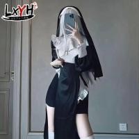 ราคา LXYH COSER KING แม่ชีคอสเพลย์เซ็กซี่ chowbie ชุดฮาโลวีนแม่ชีชุดคอสเพลย์ (18042016218)