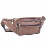 ราคา Chinatown Leather กระเป๋าผู้ชาย คาดเอว หนังแท้ ซิปยื่นสีดำ น้ำตาล ซิปเยอะ (376620217)