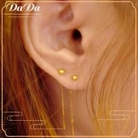 ราคา ต่างหูโซ่ห้อย ลายมุดกลม ทอง90 18k ทอง เค แท้ ต่างหูผู้หญิง (16555905806)