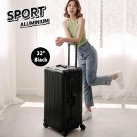 ราคา Tpartner กระเป๋าเดินทาง ขนาด 32 นิ้ว กระเป๋าเดินทางล้อลาก รุ่นSport Aluminium วัสดุอลูมิเนียมแท้ทั้งใบ ดีไซน์ทรงถัง รับประกัน 1 ปี (6489664460)