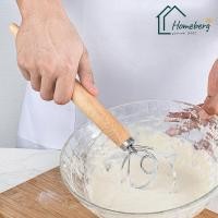 ราคา HOMEBERG Danish whisk ไม้พาย ตะกร้อตีไข่ ตะกร้อมือ ที่ตีไข่ ที่ตีแป้ง ผสมอาหาร แป้ง ขนมปัง เบเกอรี่ อุปกรณ์ทำขนม (7821673994)