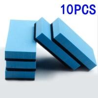 ราคา 10Pcs รถเซรามิคฟองน้ำเคลือบแก้วนาโนแว๊กซ์เสื้อการขัดแผ่นฟองน้ำชิ้นส่วน RV อุปกรณ์เสริมสีฟ้า สีดำ (7389860380)