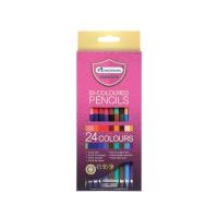 ราคา Master Art มาสเตอร์อาร์ต สีไม้ ดินสอสี ชนิด 2 หัว 12 48 สี (2136644792)