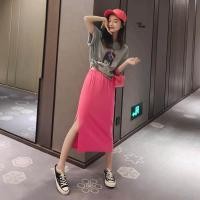 ราคา Cici 3215 กระโปรงไหมพรม แหวกข้าง ผ้านิ่มยืดได้ (16135123857)