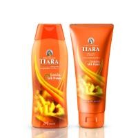 ราคา แพ็คคู่ Tiara แชมพูสมุนไพรเทียร่า โปรตีนไหม 240 มล ครีมนวดผมสมุนไพรเทียร่า โปรตีนไหม 160 มล แชมพูสำหรับผมเสีย ผมทำสี (6077308415)