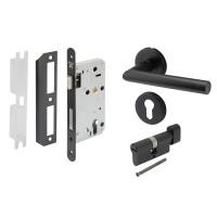 ราคา HAFELE ชุดมือจับก้านโยกประตูสแตนเลสสตีล รุ่นมาตรฐาน STAINLESS STEEL LEVER HANDLE SET ประตูห้องน้ำ Bathroom (3388142829)