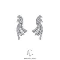 ราคา Maison de Jewels Twisted Angel Earring ต่างหูเงิน ต่างหูออกงาน ต่างหูเพชร ต่างหูเพชรCZ ต่างหูดีไซน์ แต่งงาน ต่างหูงานแต่ง ต่างหูแบรนด์ (424446431)