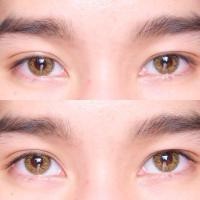 ราคา คอนแทคเลนส์ Glamour Brown Gray Sweetyplus Wink ขนาดบิ๊กอาย (17510261161)