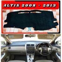 ราคา พรมปูคอนโซลหน้ารถ สีดำ โตโยต้า อัลติส Toyota Altis ปี 2008 2013 พรมคอนโซล (9113320405)
