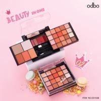 ราคา OD1006 odbo Beauty In One โอดีบีโอ พาเลทแต่งหน้า อายแชโดว์ บลัชออน ลิปกลอส ไฮไลท์ และคอนทัวร์ (15697964290)