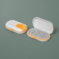ราคา mumuso ตลับใส่ยา พร้อมที่ตัดแบ่งยา กล่องยา กล่องใส่ยา กล่องเก็บยา Medicine box กล่องแยกยา ตลับยา 4 ช่อง ตลับใส่ยาพกพา กล่องยาพกพา กันน้ำ กันชื้น (16232982041)