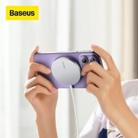 ราคา Baseus 15W Mini Magnetic Wireless Charger For Phone Magsafe Super Mini Fast Charger with Type C Cable For iPhone 14 13 Pro Max (17311984941)