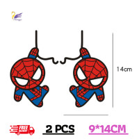 ราคา HONGYI 2 ชิ้น สติ๊กเกอร์กันรอย สไปเดอร์แมน สติ๊กเกอร์ติดรถ สติ๊กเกอร์แต่ง ของแต่งรถ ขนาด 9 14 cm (15207371955)