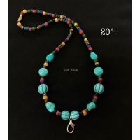 ราคา สร้อยคอลูกปัดโบราณ ลูกปัดทราวดี ลูกปัดสวยงาม ลูกปัดหลากสี (16373595777)
