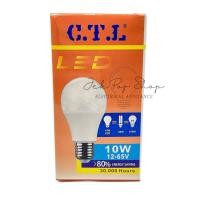 ราคา ใช้กับแบตเตอรี่ หลอดไฟ LED หลอดประหยัดไฟ E27 12V 24V 65V 10W ยี่ห้อ CTL แสงสีขาว Daylight และ แสงวอร์มไวท์ Warmwhite (16249282952)