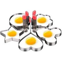 ราคา HOMEBERG สแตนเลส304 พิมพ์ไข่ดาว แม่พิมพ์ทอดไข่ แม่พิมพ์สแตนเลส เซ็ตแม่พิมพ์ทอดไข่ดาว สำหรับทำไข่ดาว ไข่เจียว แพนเค้ก พิมพ์อาหาร (2482414159)