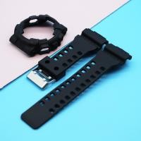 ราคา คลังสินค้าพร้อม สายคล้องนาฬิกาข้อมือซิลิโคนสีดำสำหรับ Casio G SHOCK ผู้ชาย GA 110 GA100 GA120 GA 140 GA150 GD 120 100 110 GLS 100 110 120ชุดซิลิโคนเครื่องมือต่อพ่วง (3935560707)