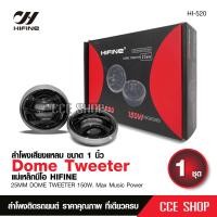 ราคา เสียงแหลม HI 520 Silk DomeTweeter 1คู่ เครื่องเสียงรถยนต์ (418530891)
