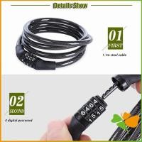 ราคา สายล็อคอเนกประสงค์ สายล็อคจักรยาน สายล็อครหัส4ตัว ล็อค จักรยาน Four digit code lock (8741750866)