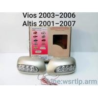 ราคา ส่งฟรี ฝาครอบกระจกมองข้าง สีบรอนทองอ่อน รหัสสี 586 A 2 แบบมีไฟ Vios 2003 ถึง 2006 Altis 2001 ถึง 2007 Camry 2003 ถึง 2006 Avanza 2004 ถึง 2011 ไฟหรี่สีน้ำเงิน ไฟเลี้ยวสีส้มปกติ (511868544)