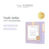 ราคา FOREO UFO Masks Youth Junkie x6 ฟอริโอ้ ยูเอฟโอมาส์ก สูตรฟื้นฟูผิวด้วยสารสกัดจากคอลลาเจน 6 ซอง กล่อง (550142331)