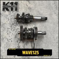 ราคา ชุดเกียร์ WAVE125 ชุดเกียร์125 ชุด เฟืองเกียร์ เดิม เวฟ125 ชุด เฟืองเกียร์ ครบชุด ได้ของตามภาพ พร้อมใช้งาน (15222481237)