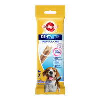 ราคา PEDIGREE เพดดิกรี เดนต้าสติก สำหรับสุนัขพันธุ์กลาง แพ็ก 18 77 ก ขนมขัดฟันสำหรับสุนัขโตเต็มวัย ขนมสุนัข (11791771507)