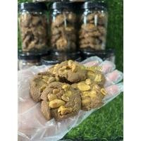 ราคา คุ้กกี้พีนัท Peanut Cookies คุ้กกี้หน้าถัวพีนัท มีรสนมสด และ ช็อคโกแลต หอม กรอบ อร่อย เพลิน การันตีสดใหม่ (16100560728)