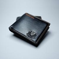 ราคา กระเป๋าสตางค์ ผู้ชาย BOMSHI ใบสั้น 140 โล่ (9605786894)