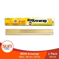 ราคา KREWRAP ฟิล์มยืดหุ้มห่ออาหาร สามารถทนต่ออุณหภูมิร้อนและเย็น จำนวน 1แพ็ค 3แพ็ค 6แพ็ค 12แพ็ค (11297942987)