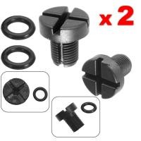 ราคา 2 Pcs วาล์ว Bolt ABS ยาง Breather วาล์ว Bolt หม้อน้ำสำหรับ BMW E34 E36 E39 E46 E83 E53 17111712788 (16257525070)