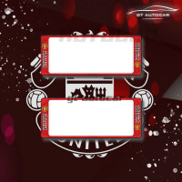 ราคา กรอบป้ายทะเบียนรถยนต์กันน้ำ ลาย Manchester United กรอบป้ายทะเบียนแมนยู (7703024127)