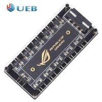 ราคา RGB Fan Hub ARGB Cable Splitter Hub Adapter สำหรับเมนบอร์ด Asus msi gigabyte (16500301191)