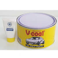 ราคา V coat สีโป๊วเหลือง V COAT 2K Poly Putty 1 กก น้ำยาโป้วเหลือง (10353917008)
