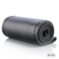 ราคา ที่หุ้มพวงมาลัยรถยนต์ทำจากหนังนิ่มผ้าคลุมพวงมาลัยที่เย็บด้วยมือ38ซม พร้อมเข็มและด้าย (10031062970)