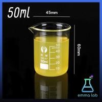 ราคา บีกเกอร์ บีกเกอร์แก้ว Glass Beaker Borosilicate Glass 5ml 10ml 25ml 50ml 100ml 250ml 400ml 500ml 600ml and 1000ml อุปกรณ์ห้องทดลอง (9512162199)